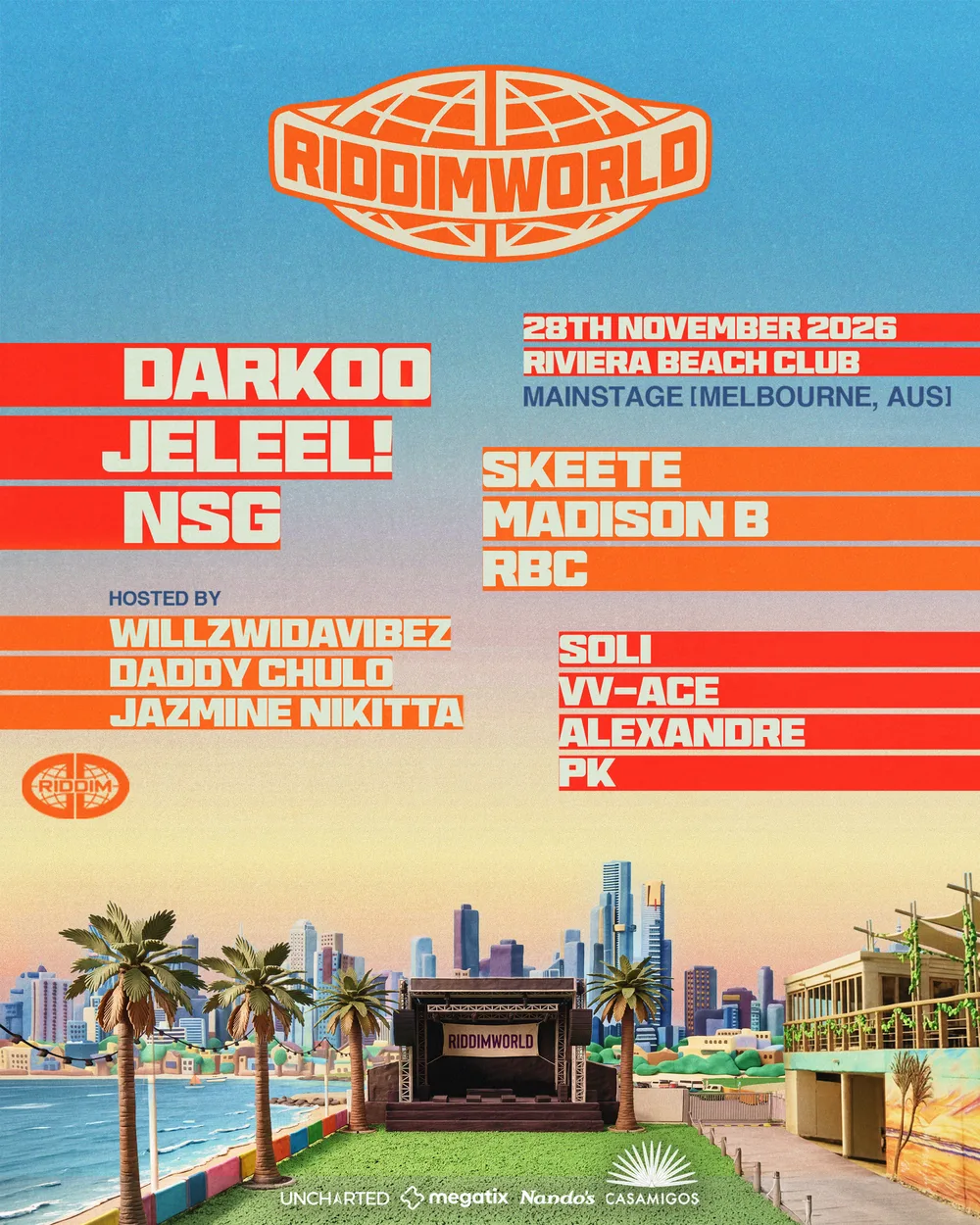 RIDDIMWORLD 2026 official flyer
